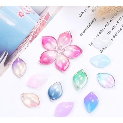 Epiphany Flower Petals 13x19MM 20Pcs/Bag AAA+Crystal Czech Glass Beads With Hole Rhinestones For DIY Jewelry Apparel Accessories
