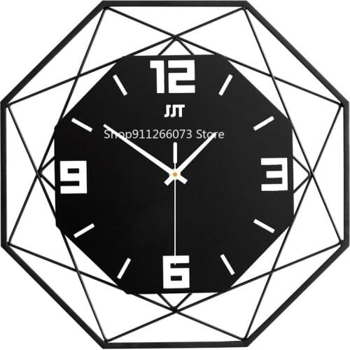 Fashion Hanging Clock Living Room Creative Clock Home Metallic Decoration Quartz Clock Hot Selling Clock