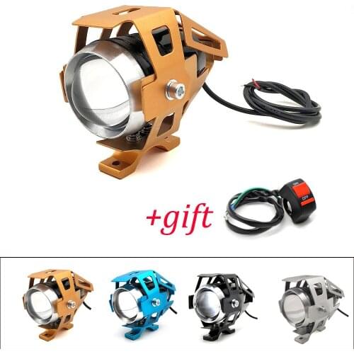 Motorcycle LED Headlights U5 Led Spotlight moto light Fog Spotlights 12V For Yamaha FZ07 FZ09 XSR 700 900 TDM 900 YBR 125 xt 660