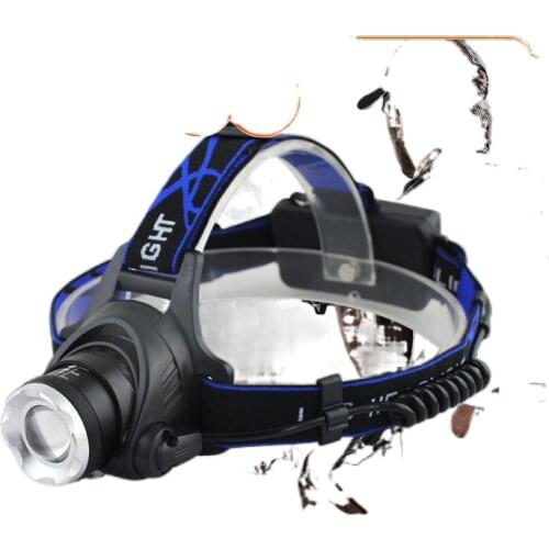 Headlight glare fishing special inductive charging head-mounted lamp super bright long-range zoom night fishing searchlight
