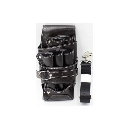 New Hairdresser Barber Scissor Bag Salon Hairdressing Holster Pouch Case PU Leather Scissors Professional Case Hairdresser Bag