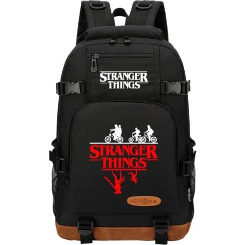 New Stanger Things Boys Girls Kids School Book Bags Women Bagpack Teenagers Multifunction Canvas Men Laptop Travel Backpack