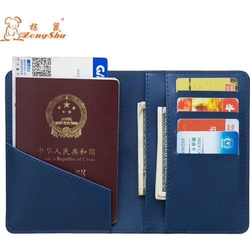 Russian double-headed eagle convenient pink PU Leather passport holder Built in RFID Blocking Protect personal information