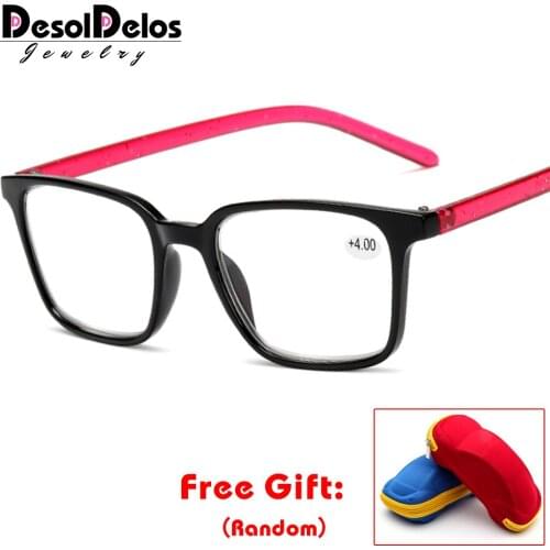 Reading Glasses Women Men Lightweight Presbyopic Reading Glasses 1.0 1.5 2.0 2.5 3.0 3.5 4.0 Presbyopia Eyewear with box
