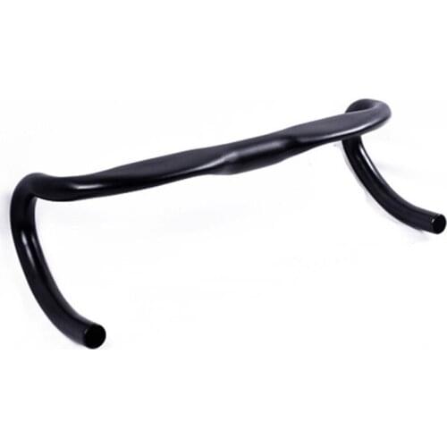 31.8mm Handlebar Racing Cycling Bicycle Drop Bar Black Aluminum Alloy For Road bike cruiser BMX bike