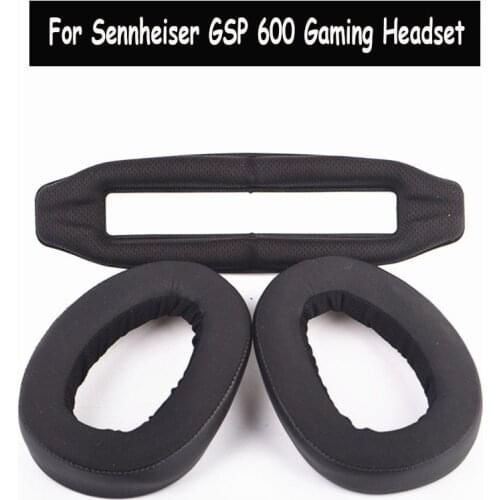 Headphone Replacement Earpads Ear Pads Ear Cushions Cover for Sennheiser GSP 600 GSP600 Gaming Headset Foam Cushions Cover