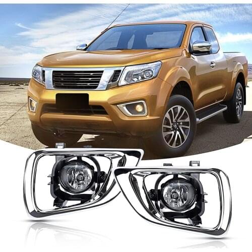 LED Fog Light For Nissan Navara Frontier NP300 2015-ON Car Front Bumper Fog Lamp Daytime Running Light Car Accessories 12V