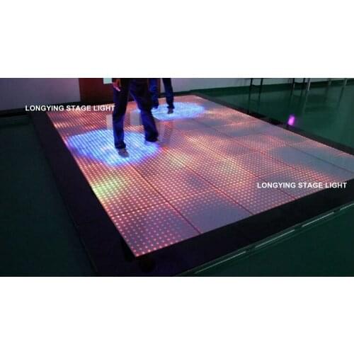 12X12 Pixel RGB Color Brightest Wedding Digital Interactive LED Dance Floor Factory For Wedding