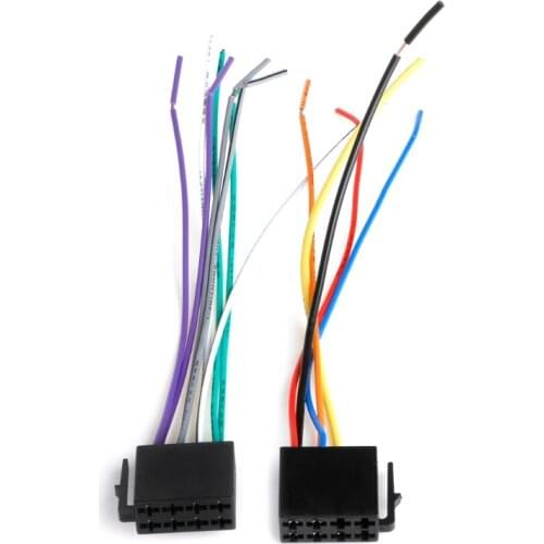 Universal Female ISO Wiring Harness Car Radio Adaptor Connector Wire Plug Kit