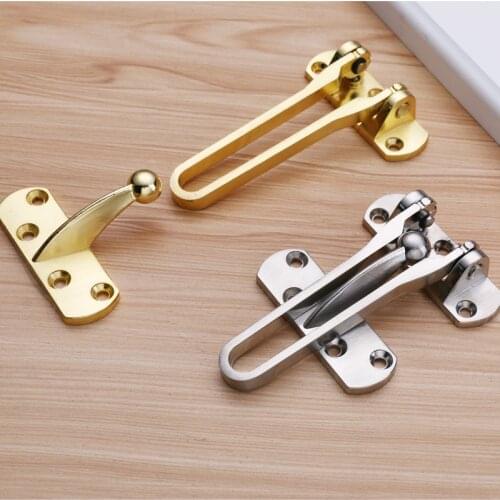 Thickening Home Anti-Theft Door Buckle Bedroom Kids Room Door Lock Safety Chain Hotel Anti-lock Buckle Insurance Door Bolt