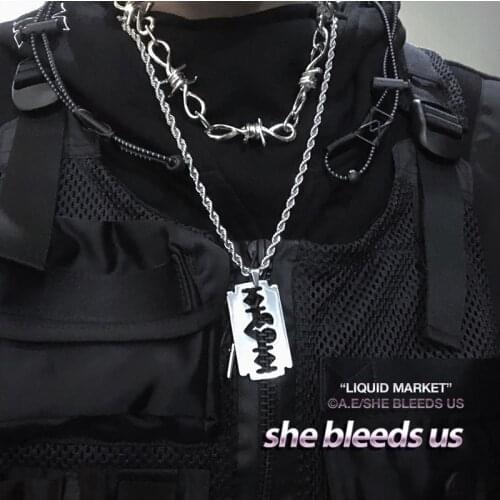 Exclusive harajuku style stainless steel butterfly choker beads colar women cute Punk Style necklace Collares Mujer