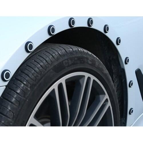 10Pcs/Set Door Edge Trim Guard Corner Bumper Protector Round Protective Sticker Anti-Collision Anti-Scratch Car Exterior Parts