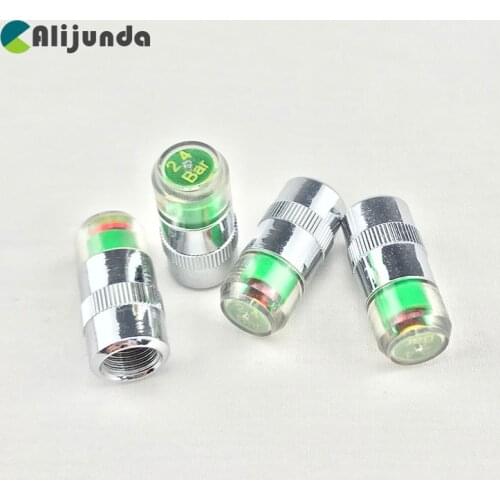 4PCS Tire Pressure Detecting Cap Visible Alarm Monitor Indicator Car Accessories for Lexus ES250 RX350 330 ES240 GS460 CT200H CT