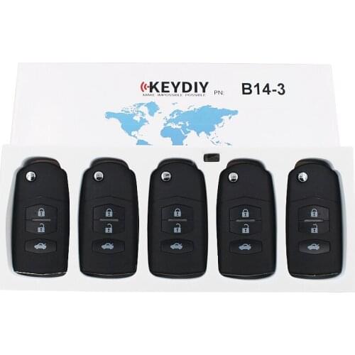5pcs KEYDIY KD900 B Series Remote Control KD B14-3 Key for KD900+ Key Programmer URG200 Machine