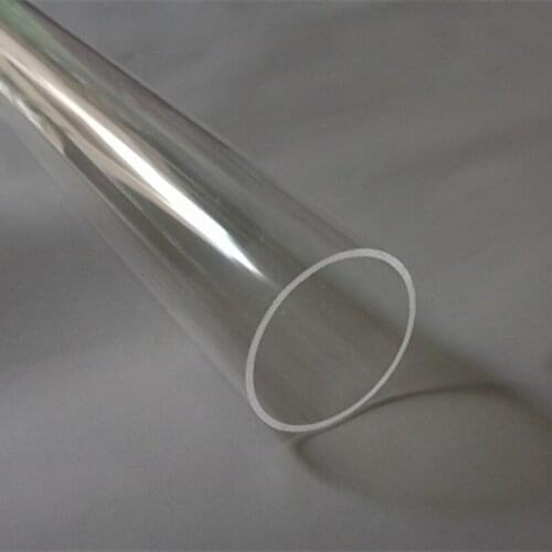 8pcs OD45x3x1000mm Clear Acrylic Tube Plastic Transparent PMMA Pipes Home Hotel Decor Have Any Size