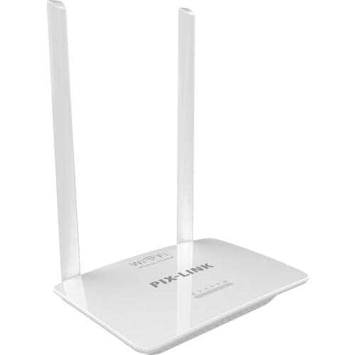 300Mbps Wireless Router LV-WR07 High-speed WiFi Router with 2 External Antennas Easy Setup Network Router