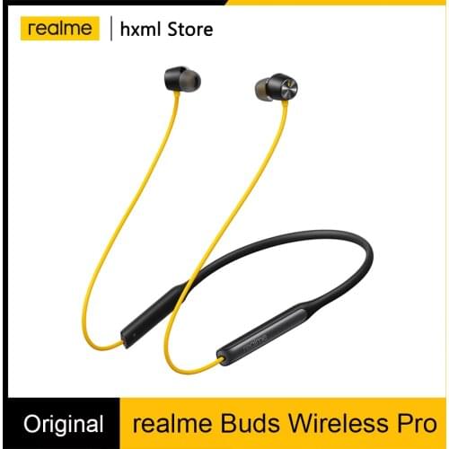 Realme Buds Wireless Pro Earphones Bluetooth 5.0 Wireless Magnetic Connection Active Noise Cancellation Sony LDAC Hi-res Audio