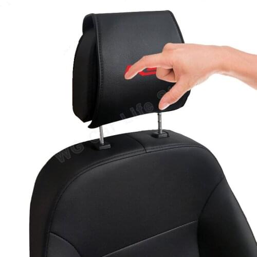 Car Seat Headrest Covers For Kia K5 Auto Seat Headrest Neck Rest Cushion PU Massager Pad Car Accessories Interior