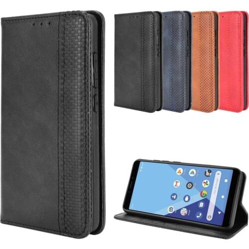 Wallet Case for Wiko Y51 Luxury Vintage Business Leather Cover Full Protect Coque Card Slot Para for WIKO Sunny 5 Lite Capa