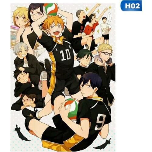 Haikyuu!! Haikyuu Anime Manga Wall Poster Scroll Home Decoration Wall Art 2019