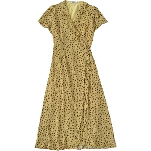 Желтые летние платья Izmestyeva China At AliExpress