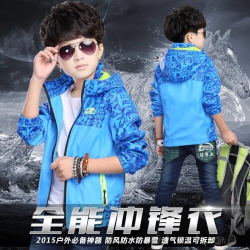 Boys Jacket Coat Spring Autumn Fashion Teenagers Clothes Kids Children Jacket Outwear Children Coat School Sport Clothing 2018