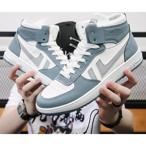 LAKESHI Men's High Top Sneakers