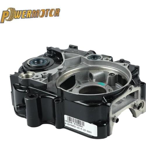 125cc Motorcycle Left CrankCase cover with Bearing For Lifan 125 Horizontal Kick Starter Engines Dirt Pit Bikes Parts