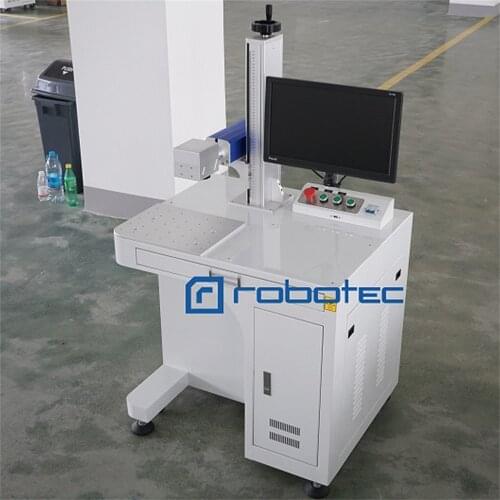 Small Business ROBOTEC Fiber Laser Marking Engraving Machine for Metal/Plastic/Rubber/PVC