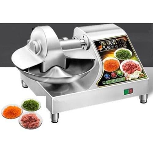 Vegetable bowl cutter meat bowl mixer machine garlic Grinder Machine sausage meat dicing machine meat mud grinding machine