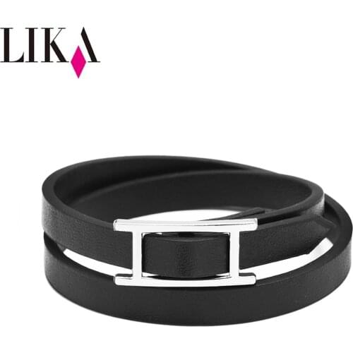 LIKA 2020 fashion ladies leather bracelet personality simple bracelet multi-layer wild explosions accessories hot sale