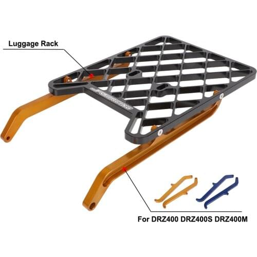 Motorcycle Rear Fender Luggage Rack Support Holder Cargo Shelf Shelves Bracket Kit For Suzuki DRZ400 DRZ400S DRZ400M DRZ S M 400