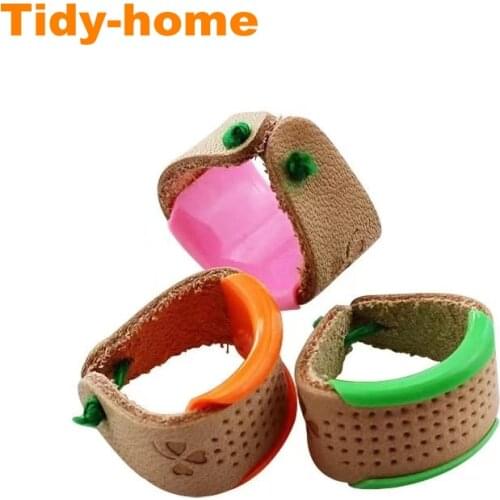 High Quality Clover Leather Thimble Embroidery Thimble Patchwork Thimble Made In Japan