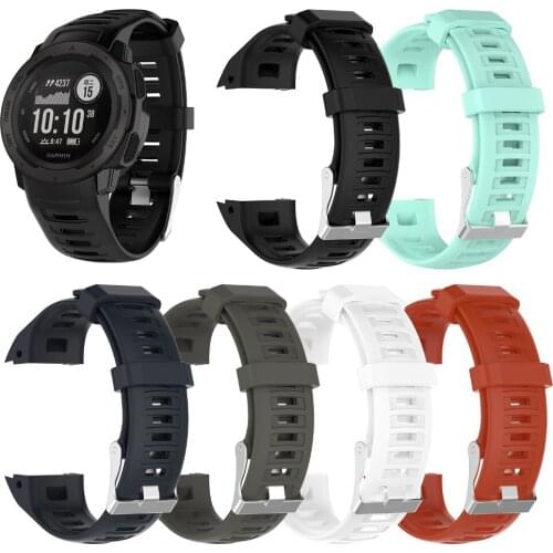 For Garmin Instinct Smart Watch Outdoor Silicone Watch Band Rubber Replacement Wristband For Garmin Instinct Watchband Strap