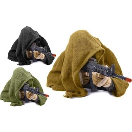 190X90 Cm Cotton Military Camouflage Tactical Mesh Scarf Sniper Face Veil Outdoor Camping Hunting Hiking Bionic Ghillie Bandana