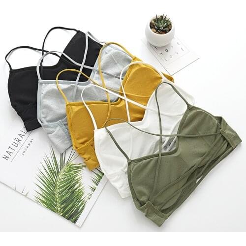 Female Tube Top Sexy Crop Tops Streetwear Sleeveless Women Camis Seamless Lingerie Bra Crop Top Backless Bandeau Top Tank