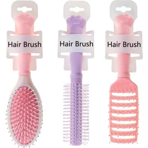 1pcs Round Hair Comb Curling Hair Brushes Curly Hairbrush Massage Roller Comb Hairdressing Salon Styling Tools