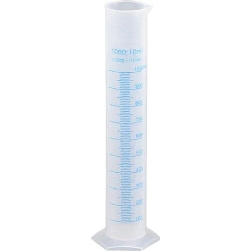 1000ml Transparent Plastic Graduated Tube Liquid Measurement Graduated Cylinder Laboratory-Specific Laboratory Supplies
