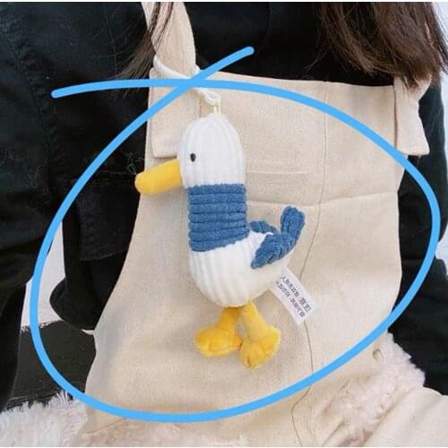 18CM Web celebrity douyin instagram duck pendant baby duck doll plush toy mens and womens bags pendant dolls