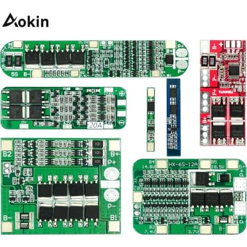 1S 2S 3S 4S 3A 20A 30A Pcb Bms Protection Board For 18650 Li-ion Lithium Battery Cell Module Diy Kit