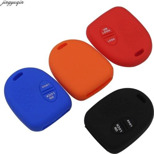 Jingyuqin 2 Buttons Silicone Car Key Cover FOB Case For Holden Commodore For Chevrolet Remote Key Case