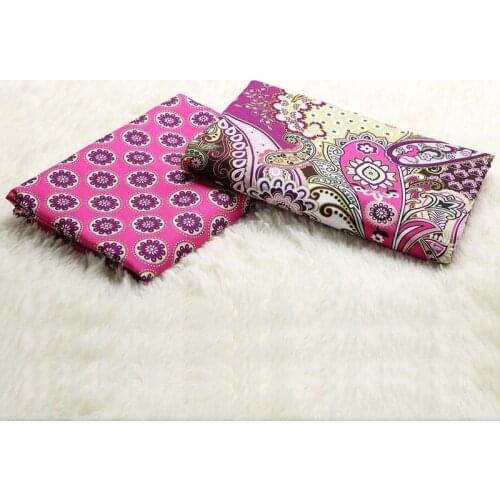 2pcs 50*150 Cotton Fabric Tissue For Patchwork Sewing Material Hometextile For Handwork Quilting Sheet Dress Cushion Doll sheets