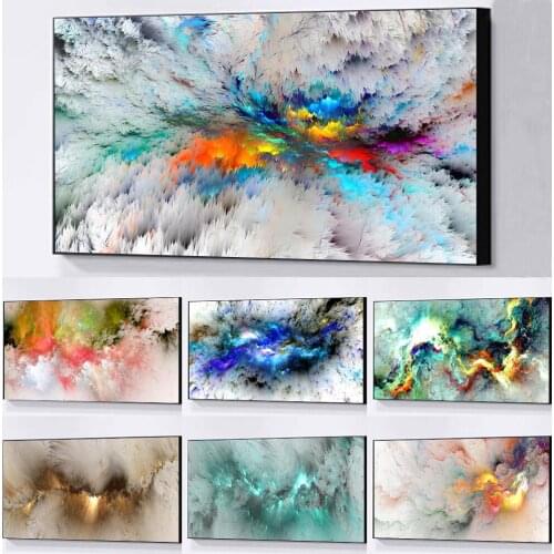 5D Diamond Mosaic Color Nebula Cloud Abstract Art Diamond Painting Diamond Inlaid DIY Full Diamond Embroidery Home Decoration