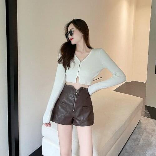 CMAZ Women's Leather Pants