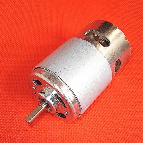 DC 1.5V-48V 240W R775 Motor Ultra Low Speed High Torque DC Motor Micro Machine Tools, Household Blender Power Tools Motor Parts