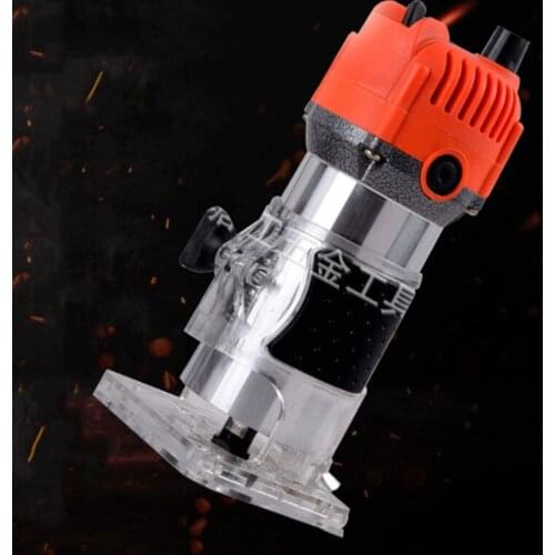 Electric Woodworking Trimming Machine Slotting Woodworking Engraving Machine Drilling Machine Power Tools Woodworking Slotting