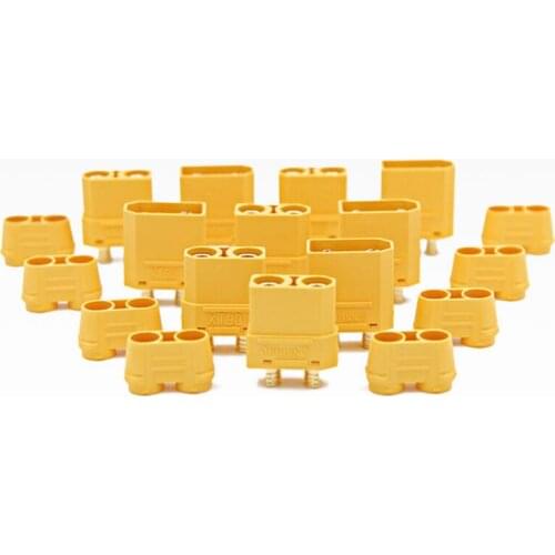 FATJAY Amass 10PCS / 5 Pair XT90H Connector Anti-Spark Male Female Connector for Battery, ESC and Charger Lead