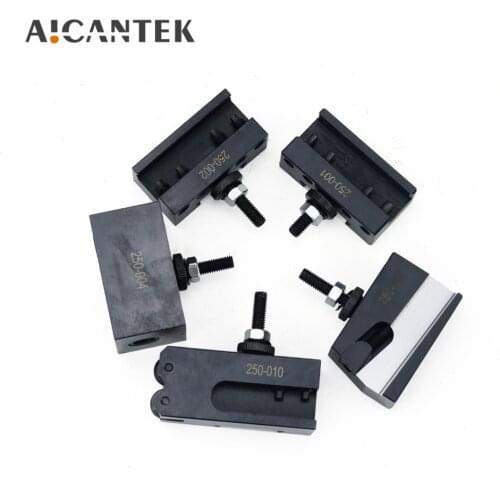5PCS Wedge GIB Type Quick Change 250-001/002//007/010/101 Toolpost Tool Holder For Lathe Accessories