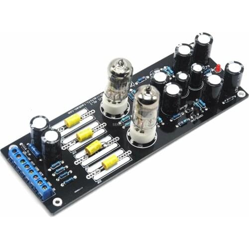 Tube 6J1 6AK5 Preamplifier Board HIFI AC12V Audio Power Amplifier Kit