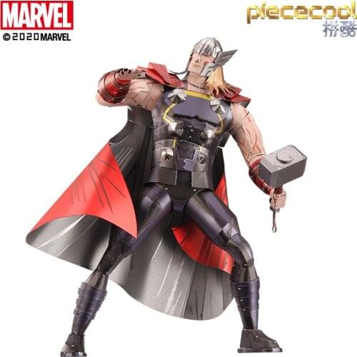 Piececool 3D Metal Puzzle Hammer hero model kits DIY Laser Cut Puzzles Jigsaw Toy For Children